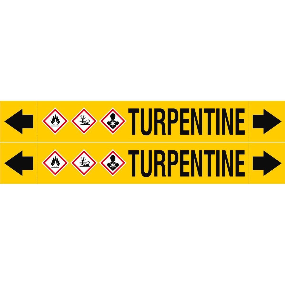 Brady ASME - Rohrmarkierer - Turpentine (ASMEPM-50X345MM-TURPENTINE)
