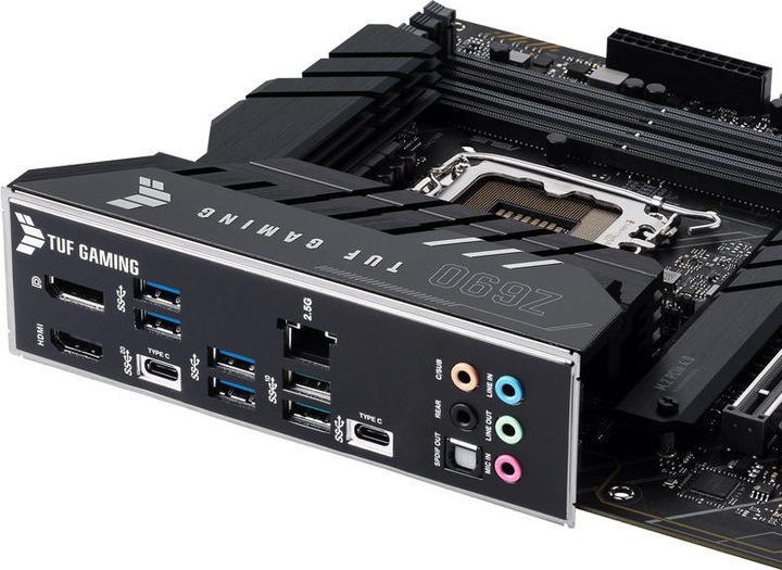 Image du produit ASUS TUF Gaming Z690-Plus D4 (LGA 1700, Intel Z690H, ATX)