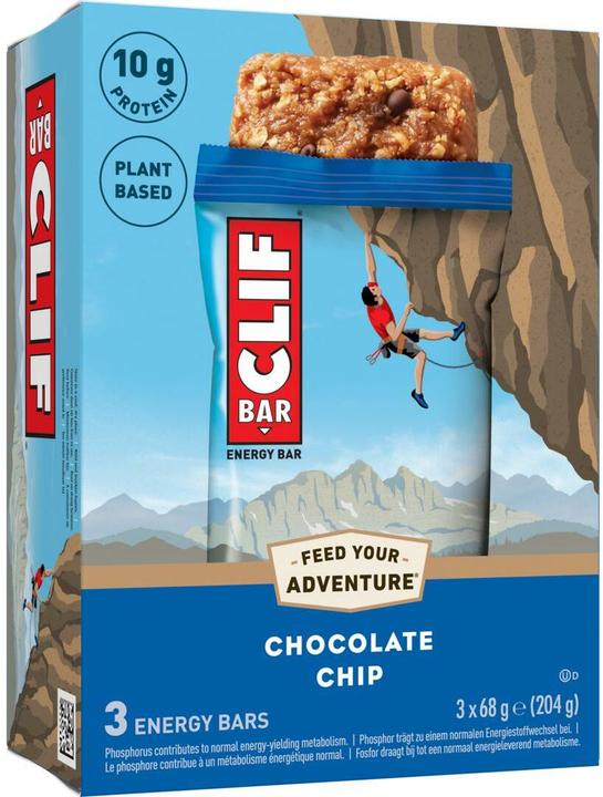 Produktbild Clif Bar Chocolate Chip (204 g, 3 Stk.)