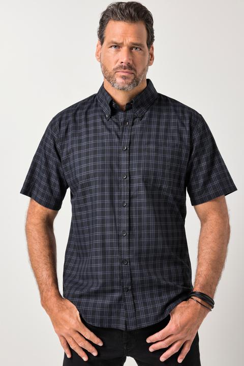 Produktbild JP1880 Karohemd, Halbarm, Buttondown-Kragen, Modern Fit (3XL)