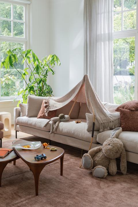 Image du produit Zuiver Summer Sofa 4,5-Seater Cream (Canapé-lit)