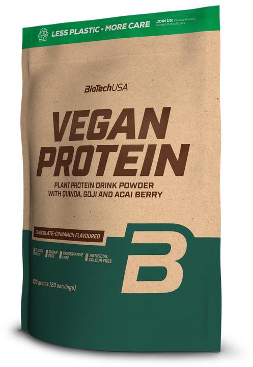 Actual product image Biotech USA VEGAN PROTEIN #vainilla-cookies 500 gr (Vanilla and biscuit, 1 pcs., 500 g)