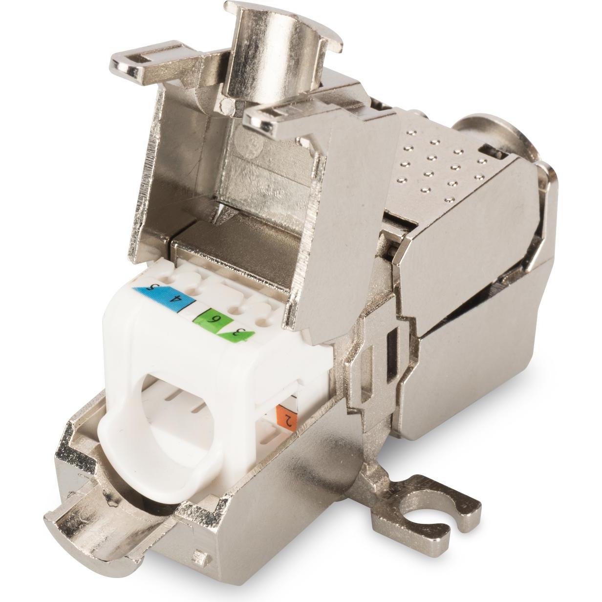 Thumbnail - Digitus Kupplung fur Feldanwendung CAT 6A 500 MHz fur AWG 22-26 geschirmt Keystone Design 26x35x80 mm (Keystone Modul), ...