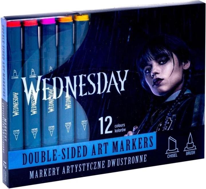 Astra Doppelseitige dreieckige Marker 12col Wednesday (12x)