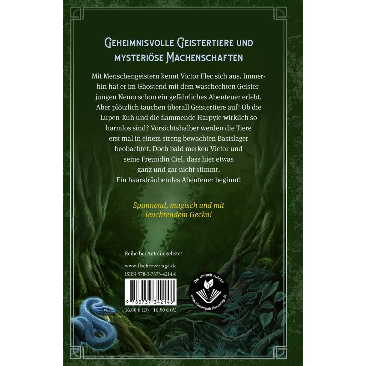 Thumbnail - Victor Flec – Auf der Spur der Geistertiere, Kinderbücher von Angela Kirchner