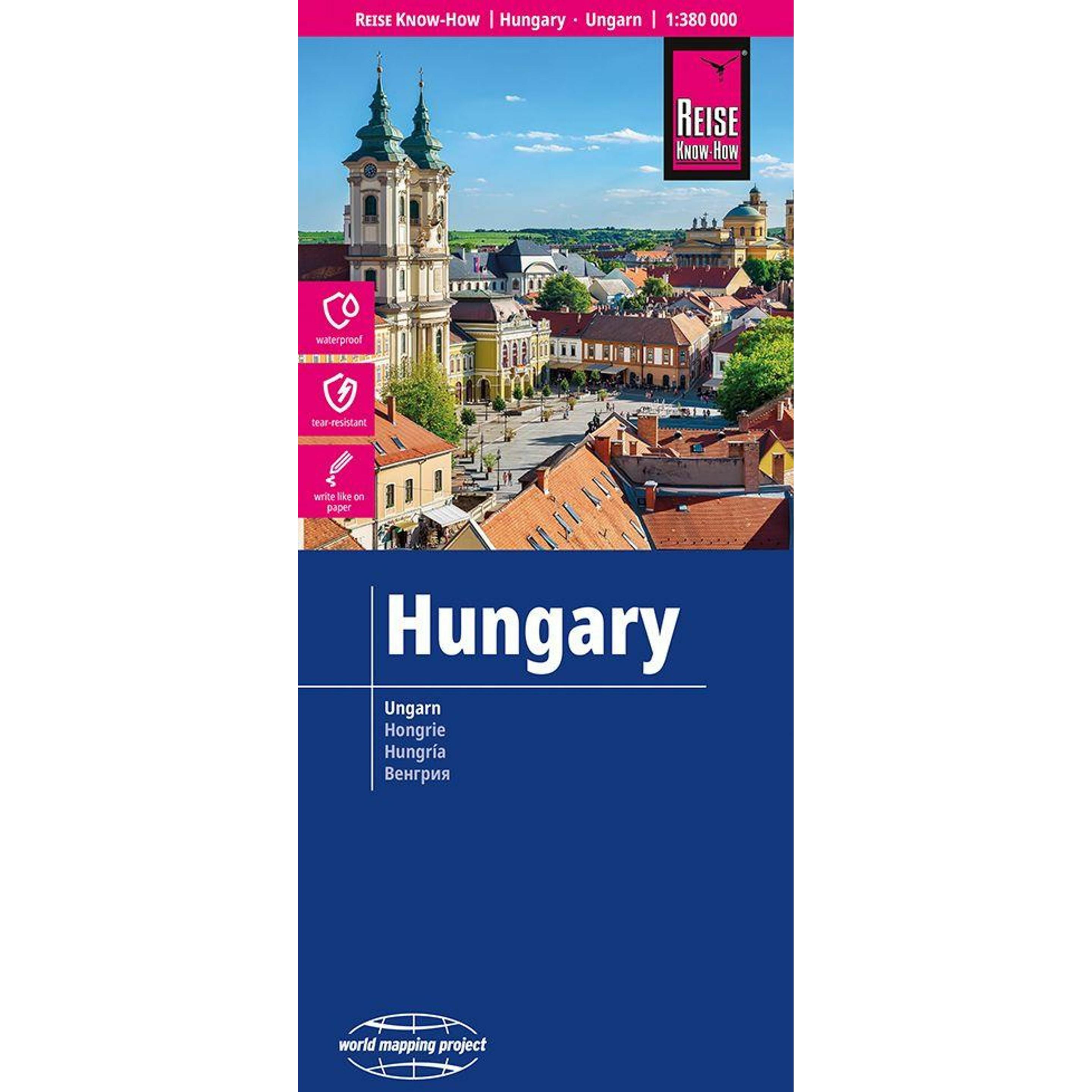 Reise Know-How Landkarte Ungarn Hunga (66015188)