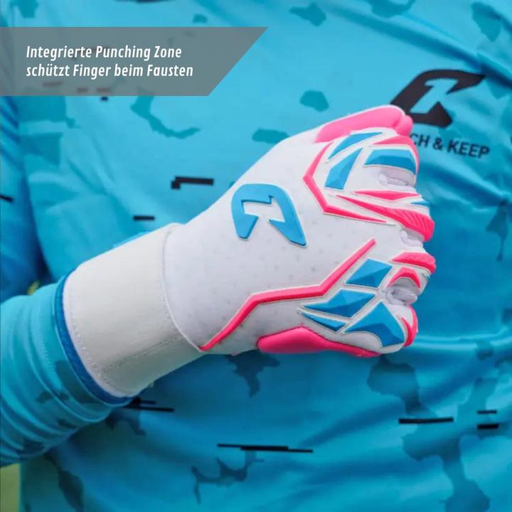 Produktbild Catch & Keep Fussballhandschuhe ViVor Wild Pink Gr. 11 Torwart Goalie Handschuhe (11)