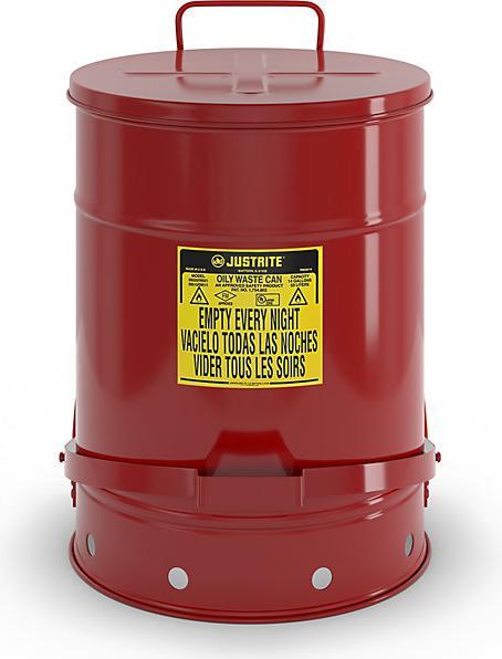 Produktbild Justrite Sicherheits-Entsorgungsbehälter aus Stahlblech