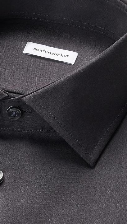 Immagine prodotto Seidensticker Camicia 1/2 Regular Kent non stirata nera (S)