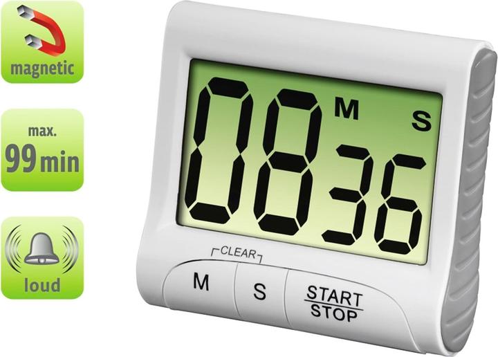 Produktbild Xavax Küchentimer Küchentimer "Countdown", digital, Weiss