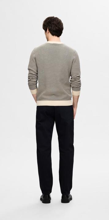 Immagine prodotto Selected Homme Maglia con scollo rotondo a righe (XXL)