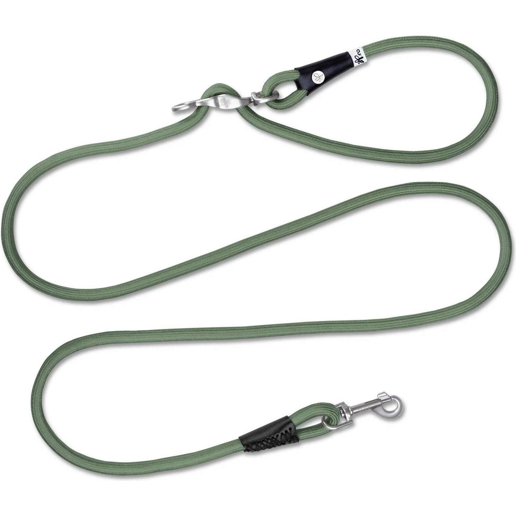 Curli Hundeleine Vario Comfort L Moss (L, Hund, Spazieren), Halsband + Leine
