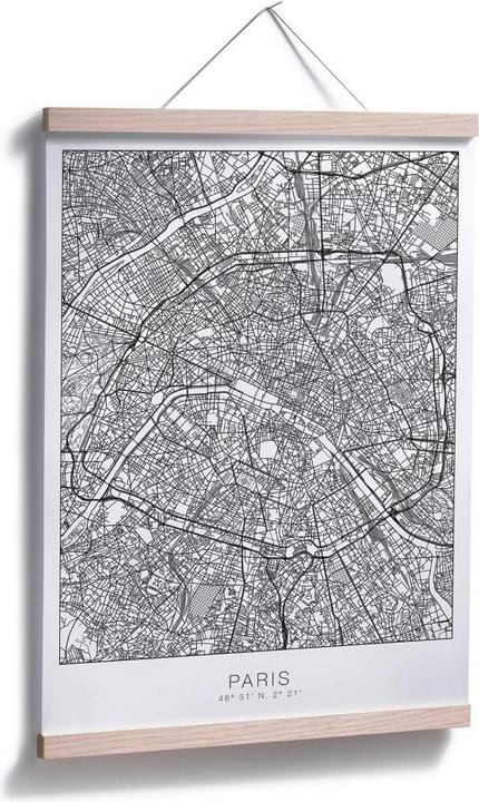 Actual product image Trenddeko City map Paris (40 x 50 cm)