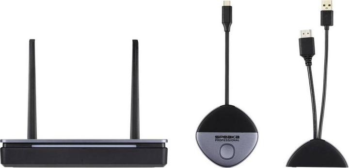 Produktbild SpeaKa Professional SP-TR-500 USB-C® Funkübertragung (Set) 30 m 5 GHz, 2.4 GHz 1 (30 m, HDMI 1)