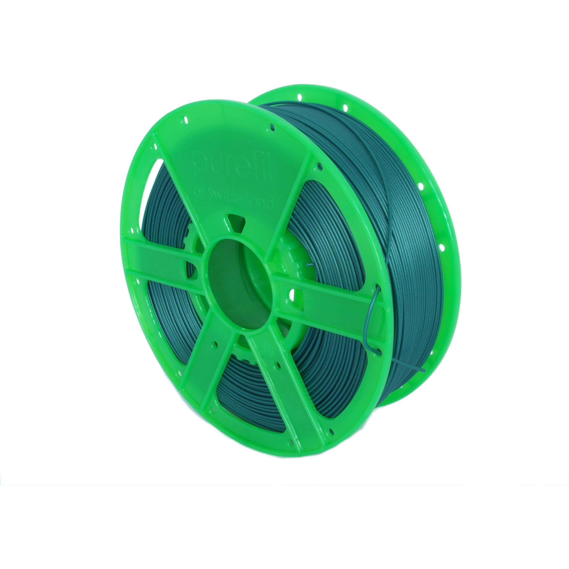 Purefil PLA Filament (PLA, 1.75 mm, 1000 g, Grün), 3D Filament, Grün