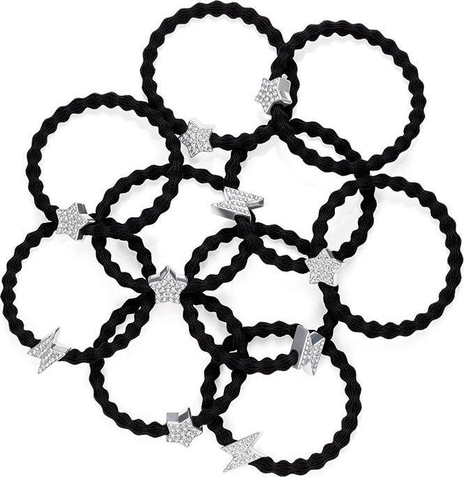Immagine prodotto By Eloise Bangle Band Argento Diamante Bolt Nero (Argento)