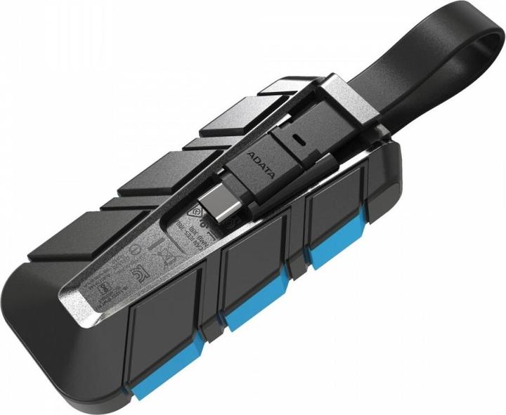 Actual product image Adata Externe SSD SC740 2TB Plug&Go blue 1050/1000 MIL.STD (2 TB)