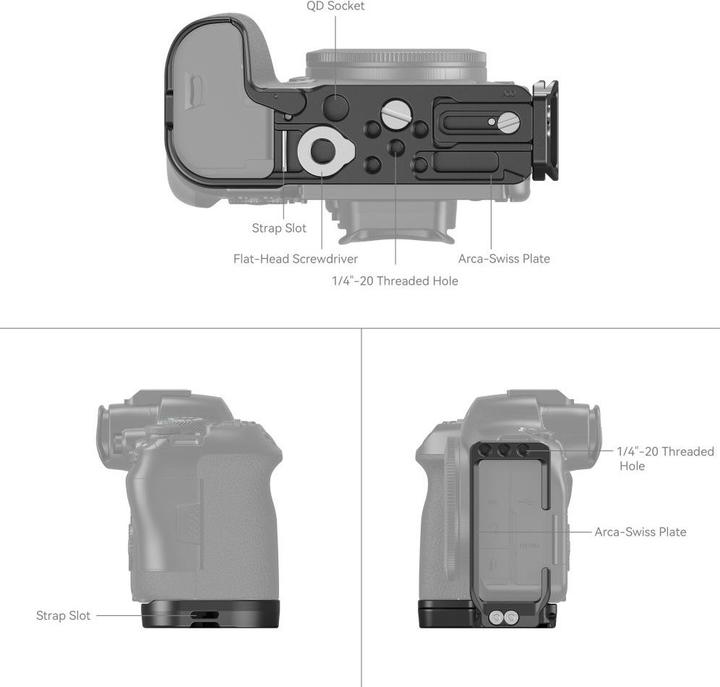 Image du produit SmallRig L-Bracket für Canon R6II/R5/R5C/R6 (Support de montage)