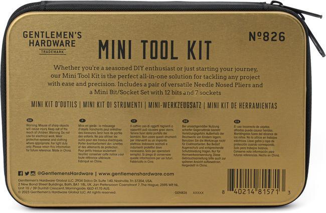 Image du produit Gentlemen's Hardware Mini Tool Kit 23-teilig (23 Fonctions)