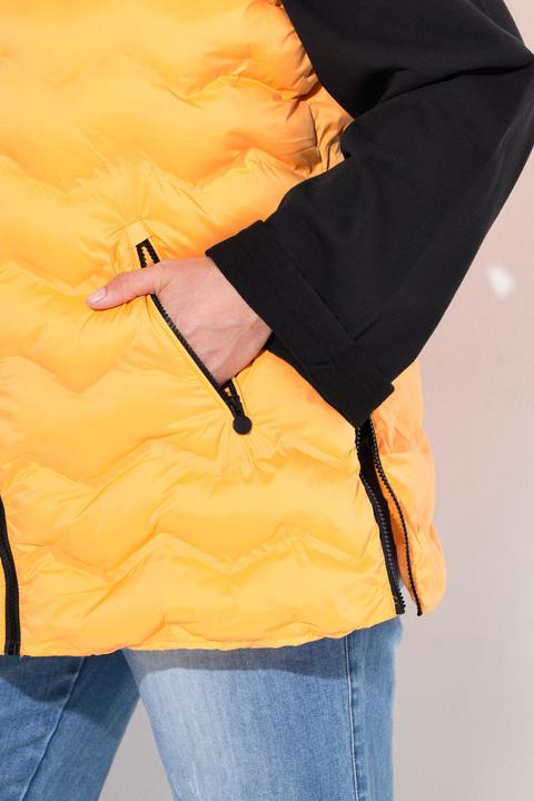 Produktbild Ulla Popken HYPRAR Steppweste, wasserabweisend, Kapuze, Saum-Zipper (46, 48)