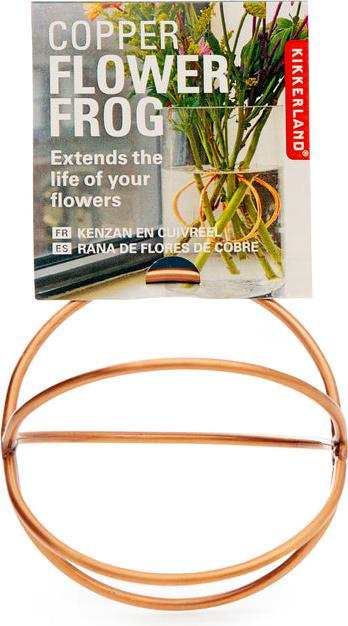 Image du produit Kikkerland Grenouille à fleur de cuivre