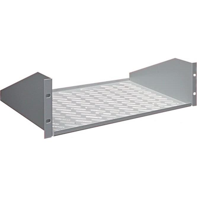 Thumbnail - Schweitzer Rack-Shelf (belüftet) - RAL 7035, Serverschrank Zubehör, Grau
