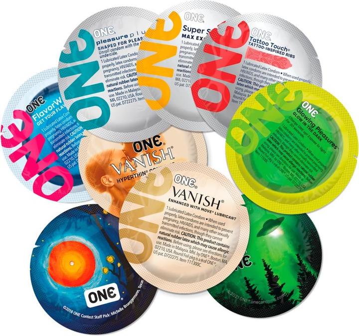 One Piaceri misti - 12 preservativi avventurosi (12 pz.)