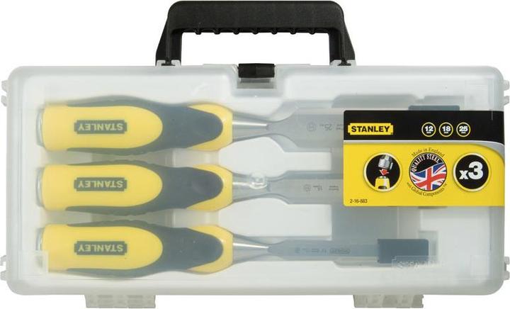 Produktbild Stanley Stechbeitel Dynagrip, Set 3tlg (210 mm)
