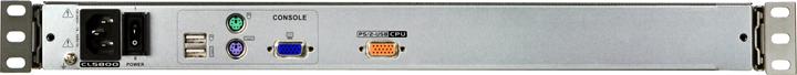 Produktbild Aten CL5800N CH Dual Rail 19"-LCD-Konsole, 19" 1HE (PS/2-USB, VGA) CH-Layout