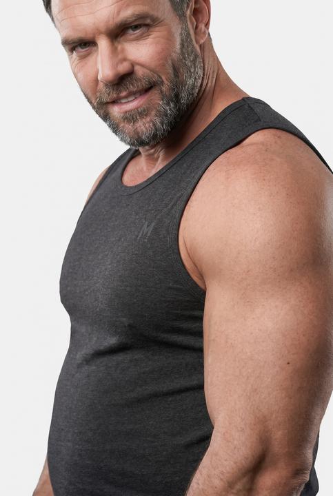 Produktbild Men+ Tanktop, Basic, 2er-Pack, Rundhals (8XL)