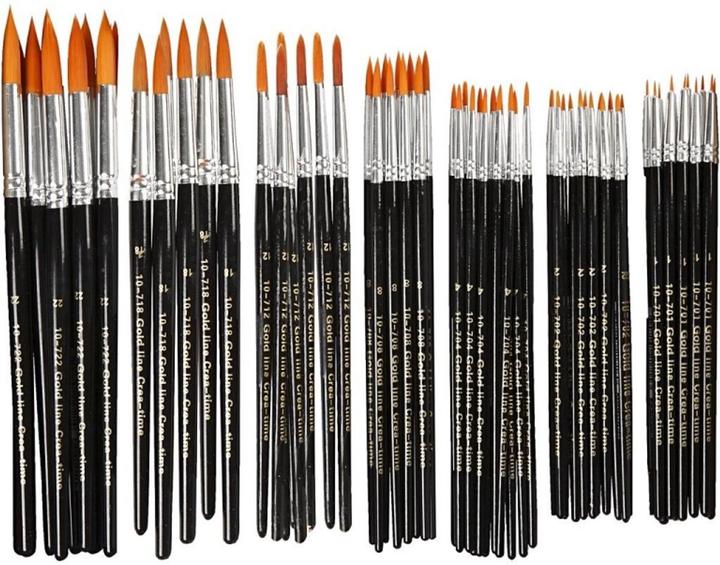 Immagine prodotto Creativ Company Ronde Penselen - 7 maten, 84°. (1 mm)