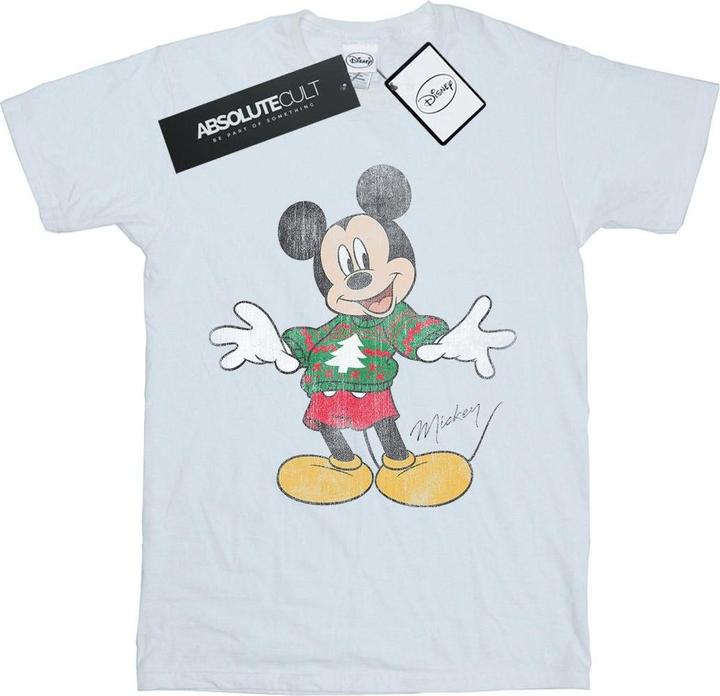 Immagine prodotto Disney Mickey Mouse Christmas Jumper Maglietta Ampia Donna (XL)