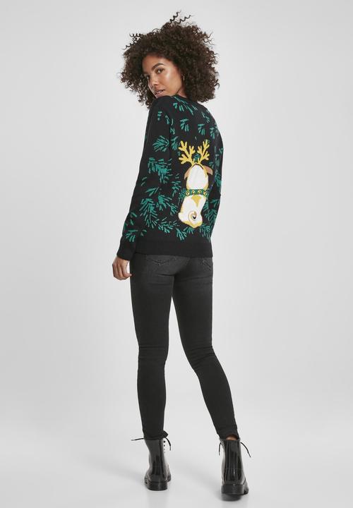 Produktbild Urban Classics Ladies Pug Christmas Sweater (XL)