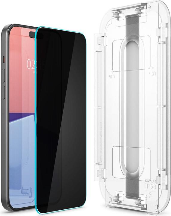 Actual product image Spigen Szk?O Hartowane Glas.Tr?Ez Fit? Iphone 15 Privacy