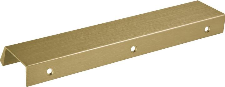 Produktbild Furnipart Griffleiste Möbelgriff Bench LA 2x80 L 200mm Alu Messing matt gebürstet