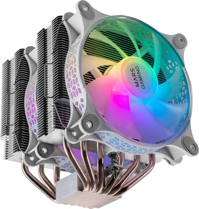Actual product image Mars Gaming Ventilateur Pour Processeur Mcpu-Xt RGB (Blanc) (145 mm)