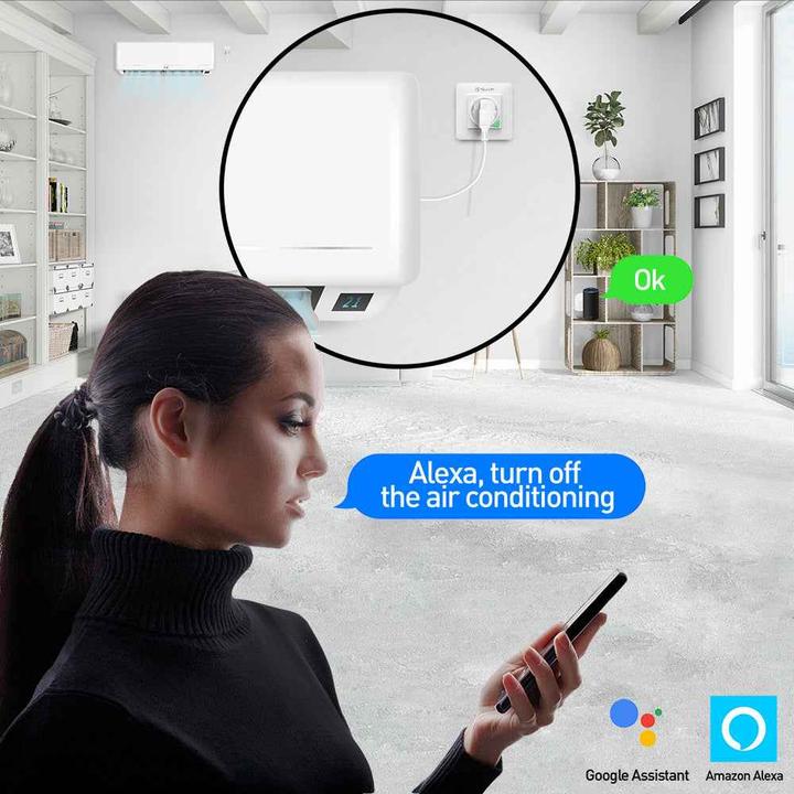 Produktbild Tellur Smart WiFi Wall Plug 3000w, 16A, white