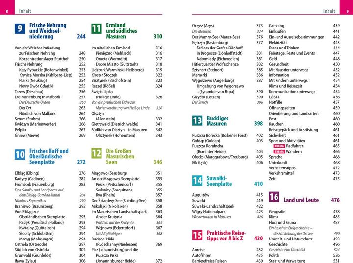 Actual product image Reiseführer Polen - Ostseeküste und Masuren (German, Mirko Kaupat, 2024)