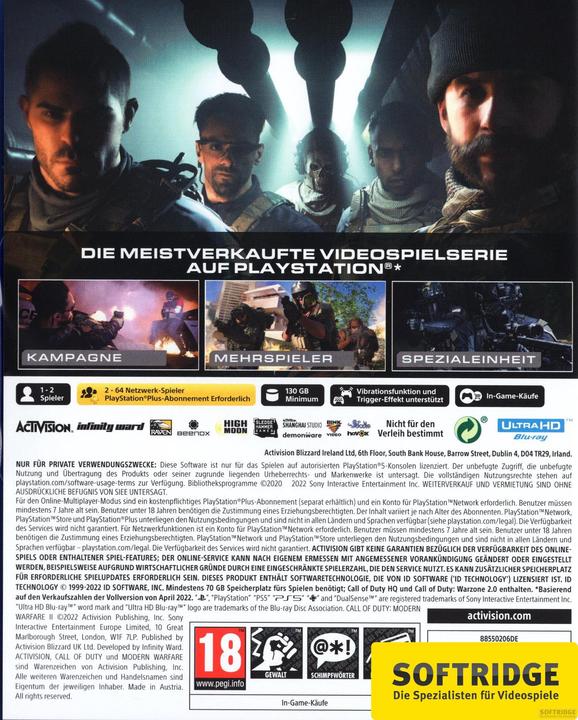 Produktbild Activision Call of Duty: Modern Warfare II (PS5, DE)
