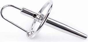 Image du produit Kiotos Steel Plug pénien creux avec anneau brillant - 28 mm