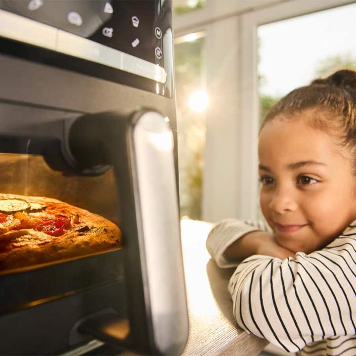 Actual product image Braun Air fryer HF5075 PFAS FREE, black, 2000 W, 6 l