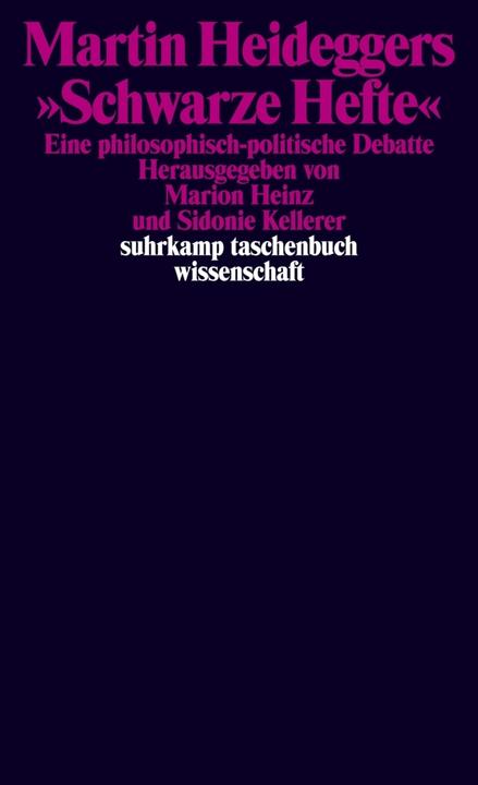 Produktbild Martin Heideggers »Schwarze Hefte« (Deutsch, Marion Heinz, Sidonie Kellerer, 2015)