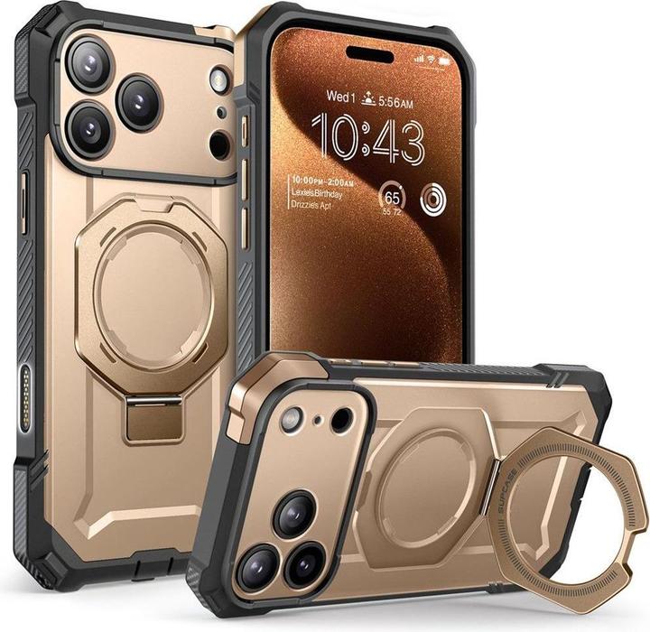 Produktbild Supcase UB Grip Mag MagSafe Case für iPhone 17 Pro Max - Gold (Apple iPhone 17 Pro Max)