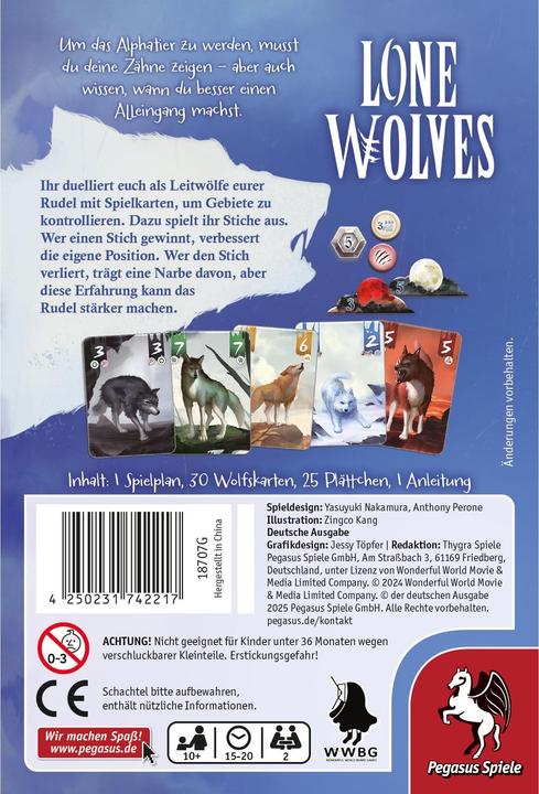 Produktbild Pegasus Lone Wolves (Deutsch, 2 Spieler)