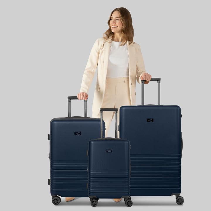 Actual product image Camel Active Hanoi 4 Rollen Kofferset 3-teilig mit Dehnfalte (202 l, XL (from 140l))