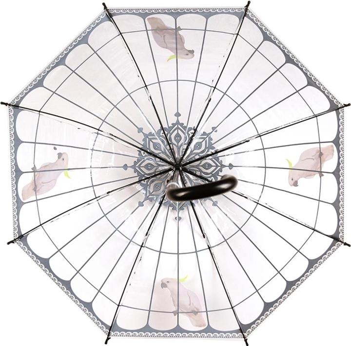 Produktbild Esschert Design Schirm Vogelkäfig Rosa/Schwarz/Transparent