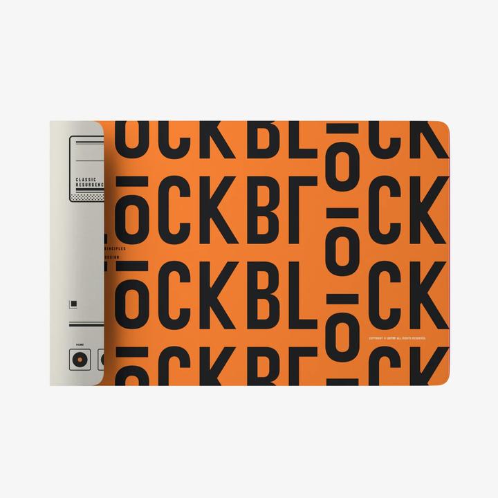 Actual product image Lofree ON913 Desk Mat-Vintage Orange