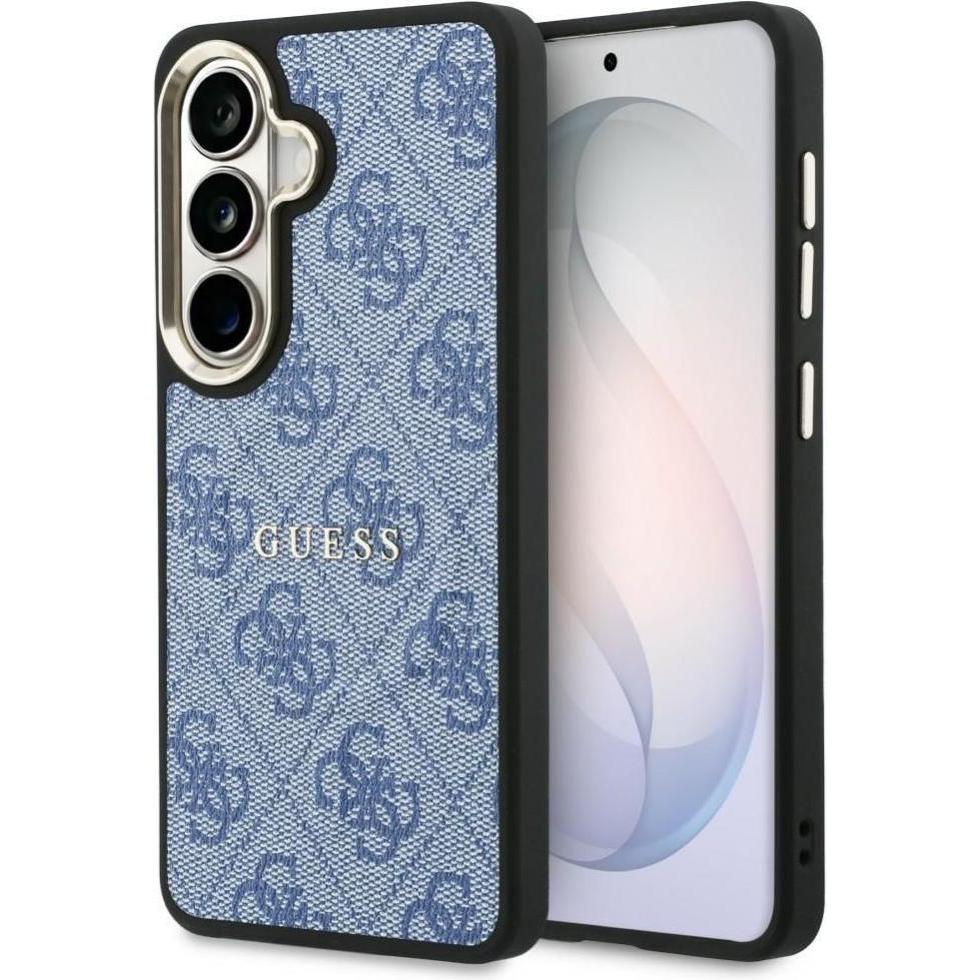 Guess - 4G Embossed Ring (GUHMS26SP4MSEGCB) - Samsung Galaxy S26 - Blue (Samsung Galaxy S26), Cover smartphone, Blu