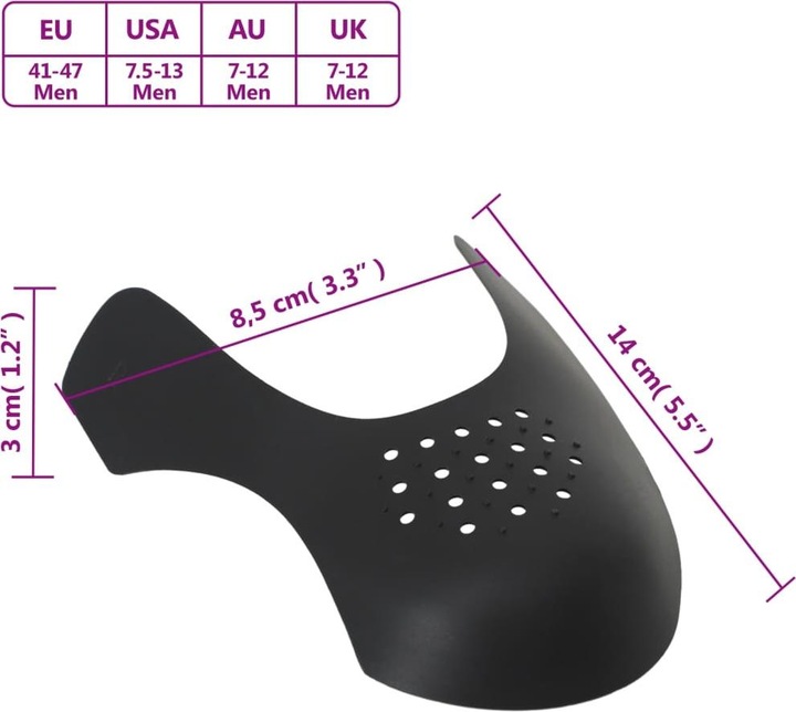 Image du produit VidaXL Knickschutz für Schuhe (41, 42, 43, 44, 45, 46, 47, 2 x)