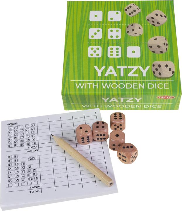 Immagine prodotto Tactic Gioco da tavolo Yatzy di tendenza (Tedesco, Lituano, Spagnolo, Francese, Norvegese, Polacco, Olandese, Finlandese, Estone, Greco, Russo, Ungherese, Danese, Svedese, Italiano, Inglese, Lettone)